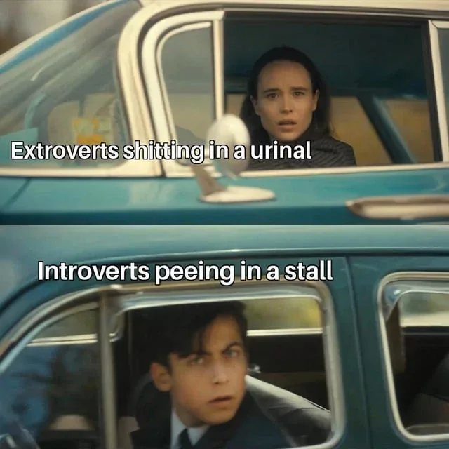23 Introvert vs Extrovert Memes That Are Extremely Relatable 23 Urinal vs stall