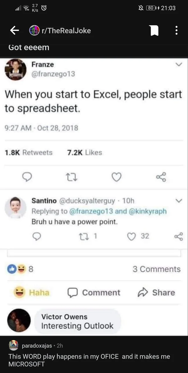 24 Instances Where Funny Comments Outshone the Posts 18 When you start excel - Funny Comments