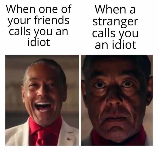 30 Idiot Memes for a PhD in Nonsense 21 When your friend calls you idiot - Idiot Memes