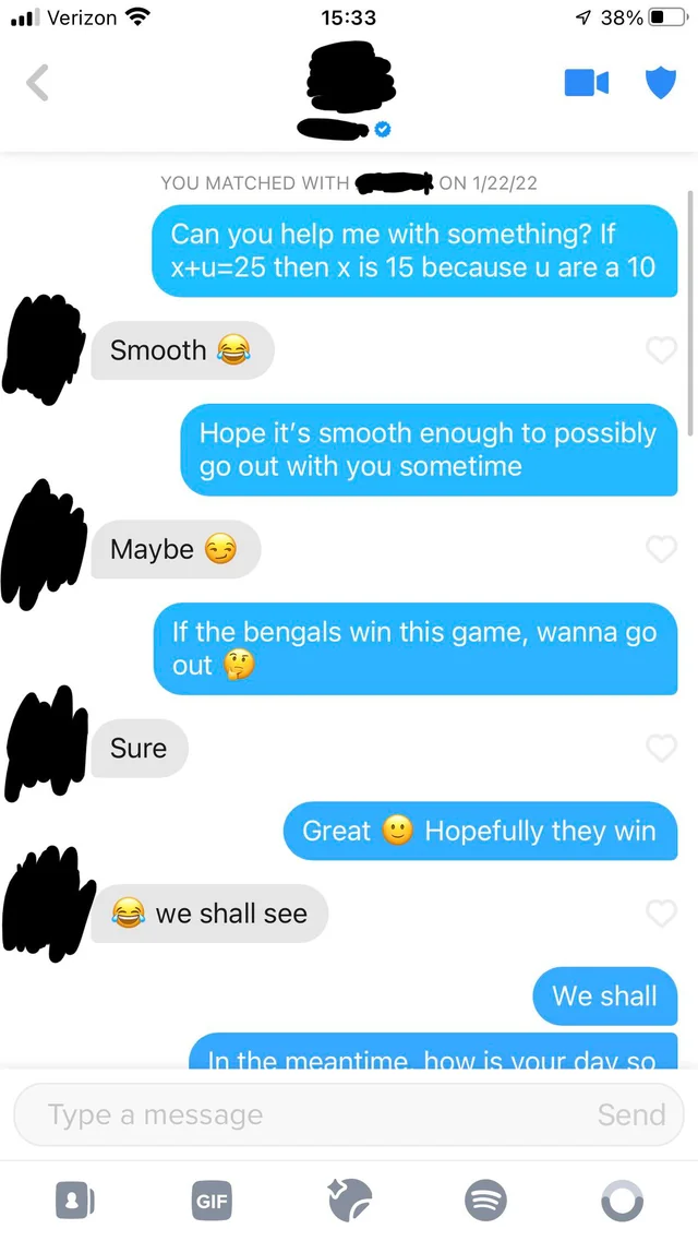 20 Funny Tinder Chats: Swipe Right for a Dose of Hilarity 5 can you help me with something - Tinder Chats