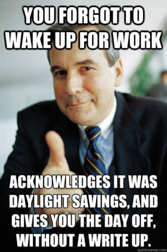 22 Daylight Savings Memes That Will Have You Smiling All Day Long 8 forgot to wake up