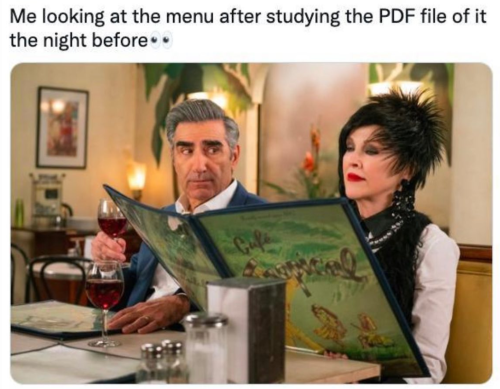 22 Memes for Introverts Celebrating Solitude 11 looking at the menu - Memes for Introverts