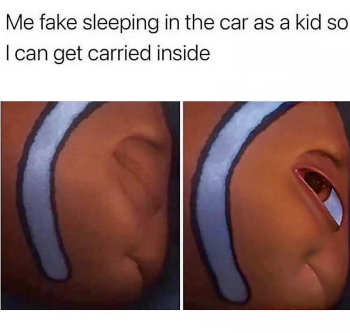 20 Hilarious Memes That Speak Louder Than Words 6 me fake sleeping