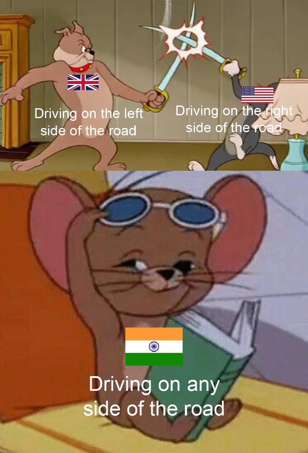 25 Auto Memes That Hit the Gas on Laughter 22 Driving on the left