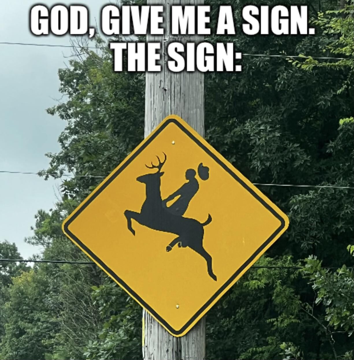 26 "Lord Give Me A Sign Memes" Coming Straight From The Heaven 26 Riding deer