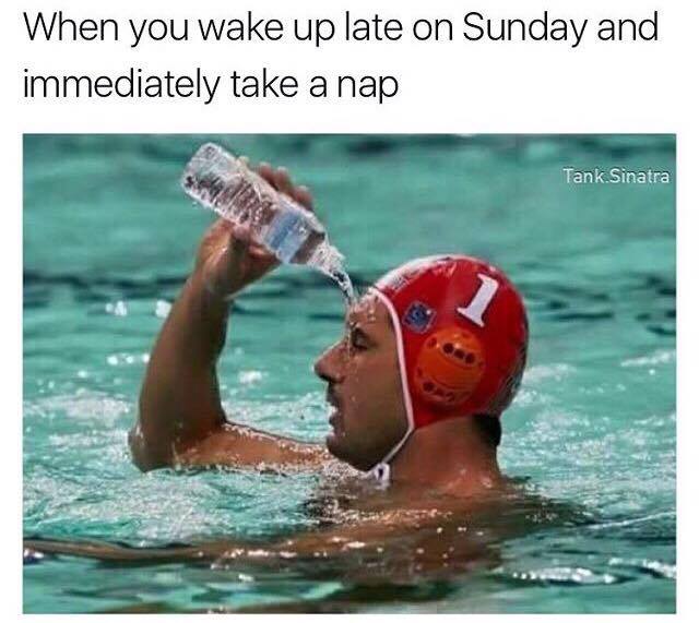 25 Casual Memes That Will Leave You Wondering, "Who Comes Up With This Stuff?" 20 when you wake up late on sunday - Casual Memes