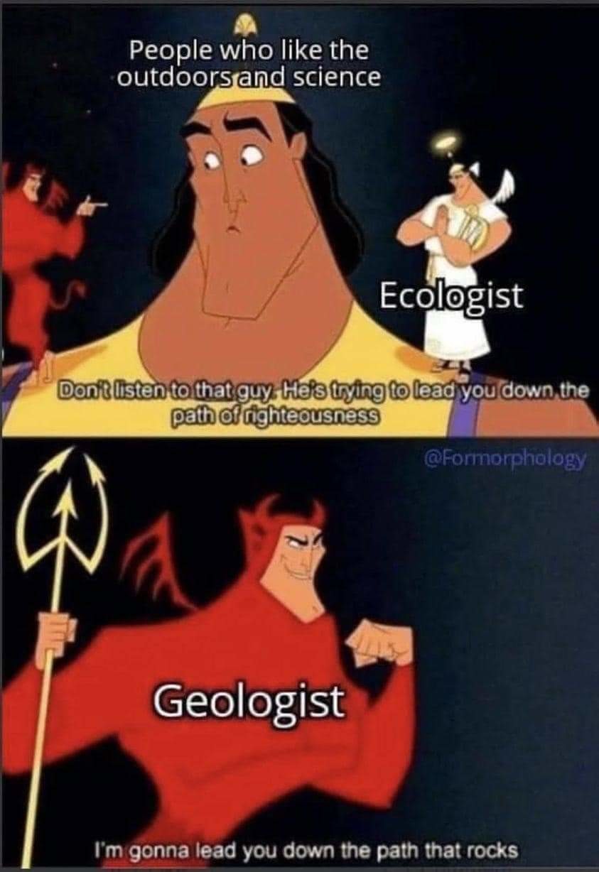 geology memes people who 