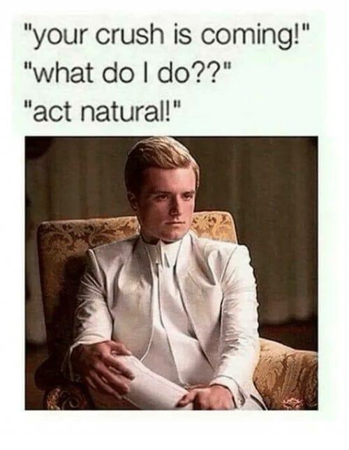 30 Crush Memes That Sum Up the Awkwardness of Secret Admirations 6 Crush is coming - Crush Memes