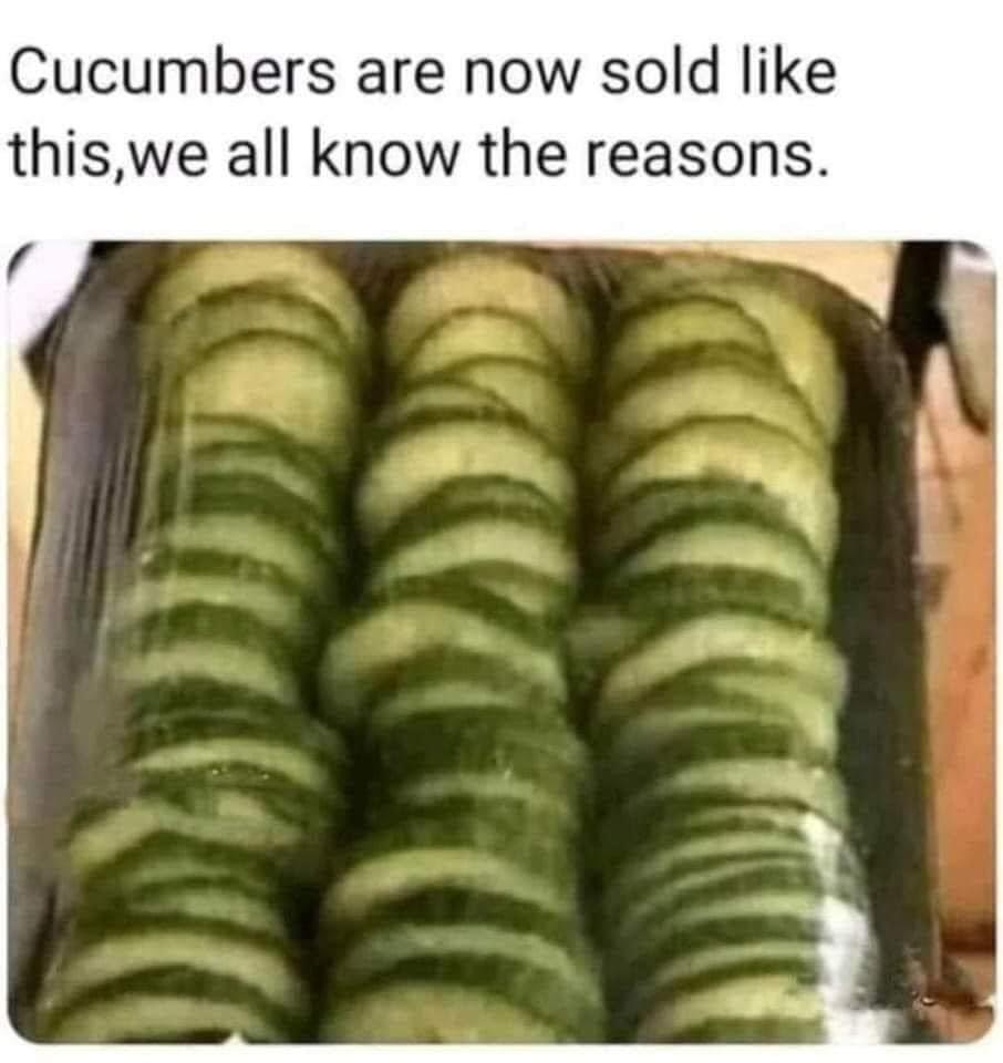 20 Memes I Sent My Crush, Because Who Needs Pickup Lines? 2 Cucumbers are now sold like this - Memes I Sent My Crush