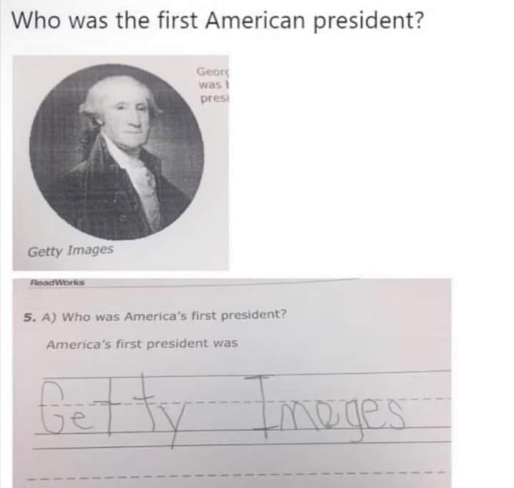 25 Wrong Memes That Are Surprisingly Incorrect, Yet Hilariously Amusing 5 First american president - Wrong Memes