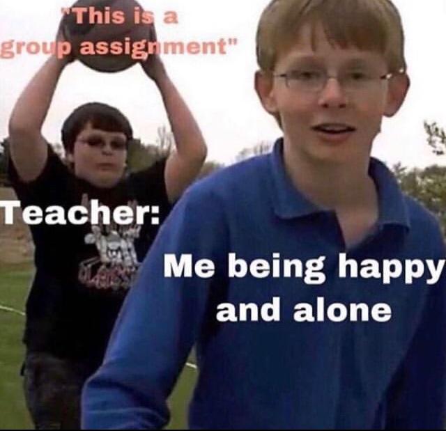 Top 25 Introvert Memes That Every Introverted Soul Will Relate To 24 Group assignment - Introvert Memes