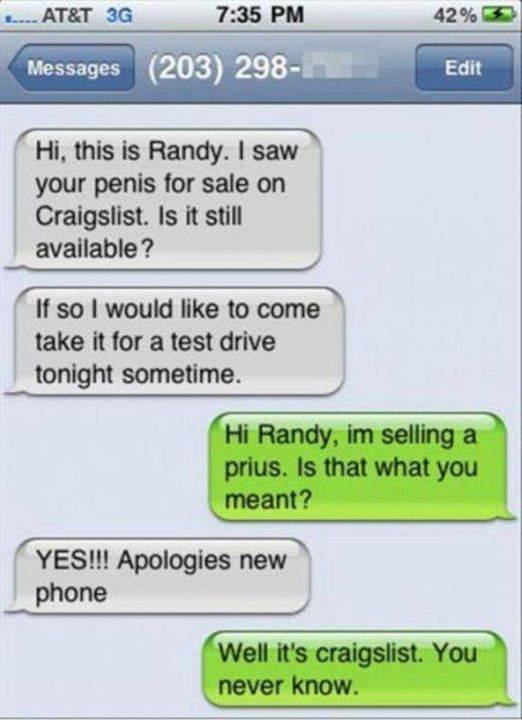23 Autocorrect Fails That Turned Innocent Texts Into Comedy Gold 5 Hi this is randy - Autocorrect Fails