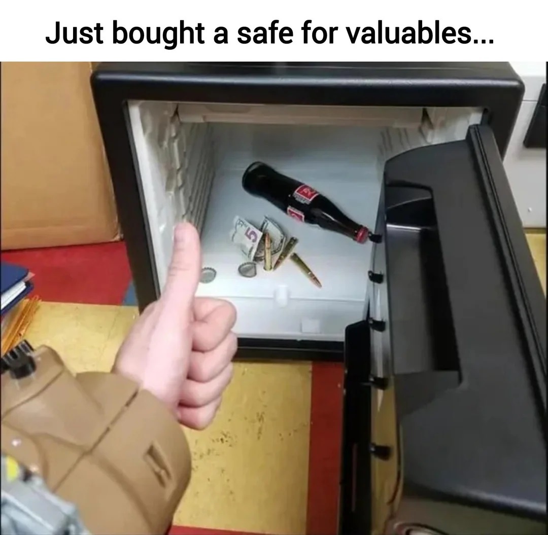 25 Whacko Memes of Spontaneous Humor 19 Just brought a safe