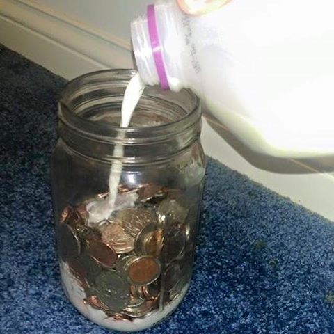 25 Uncomfortable Photos You’ll Never Want to See Again 26 Milk in coins