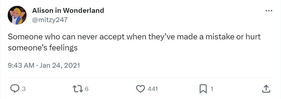 20 Red Flags People Shared That Deserve Your Attention 19 Someone who can never accept - Red Flags