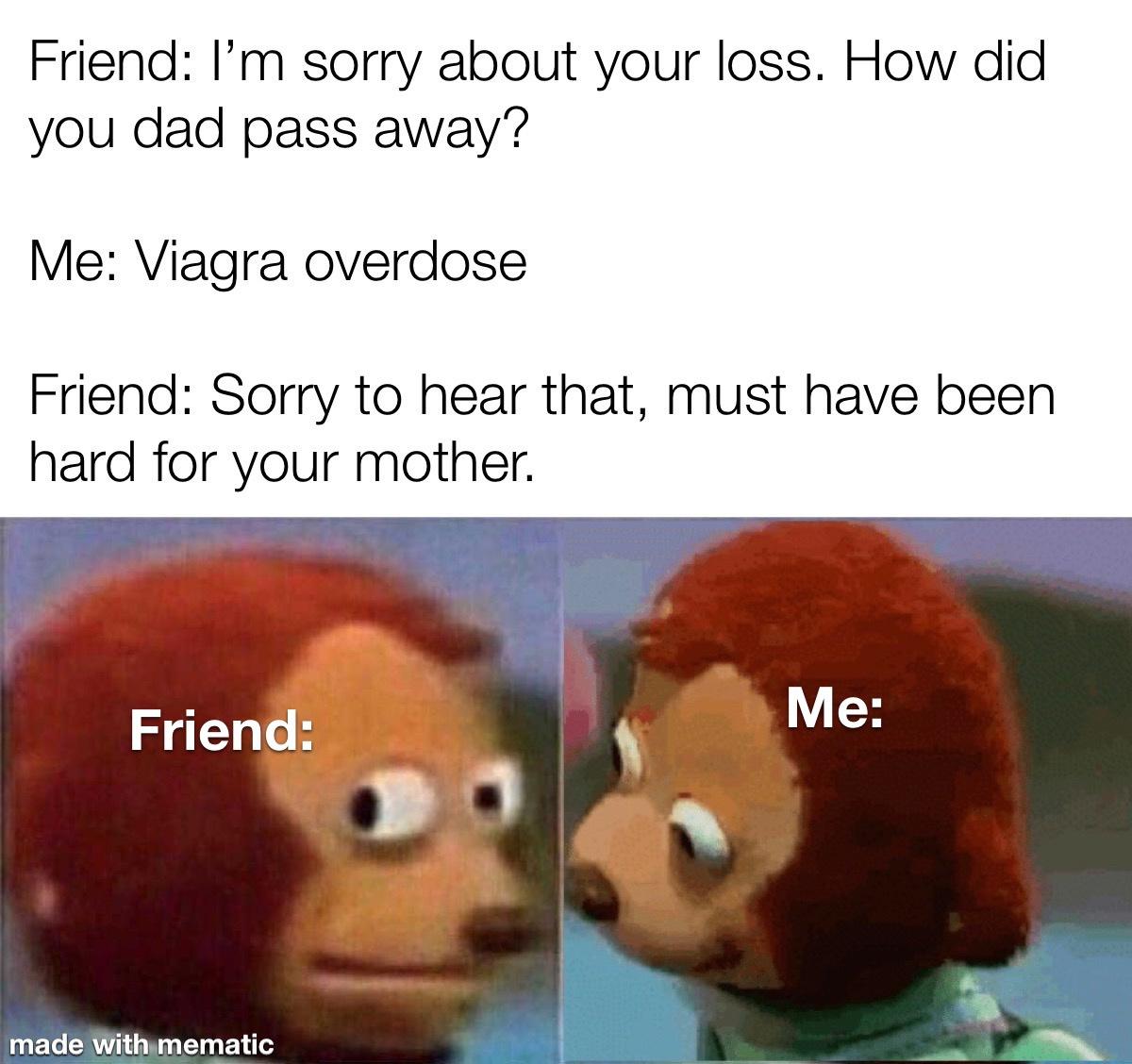 35 Funniest Pun Memes That Are Damn Punny 27 Sorry about yur loss - Pun Memes