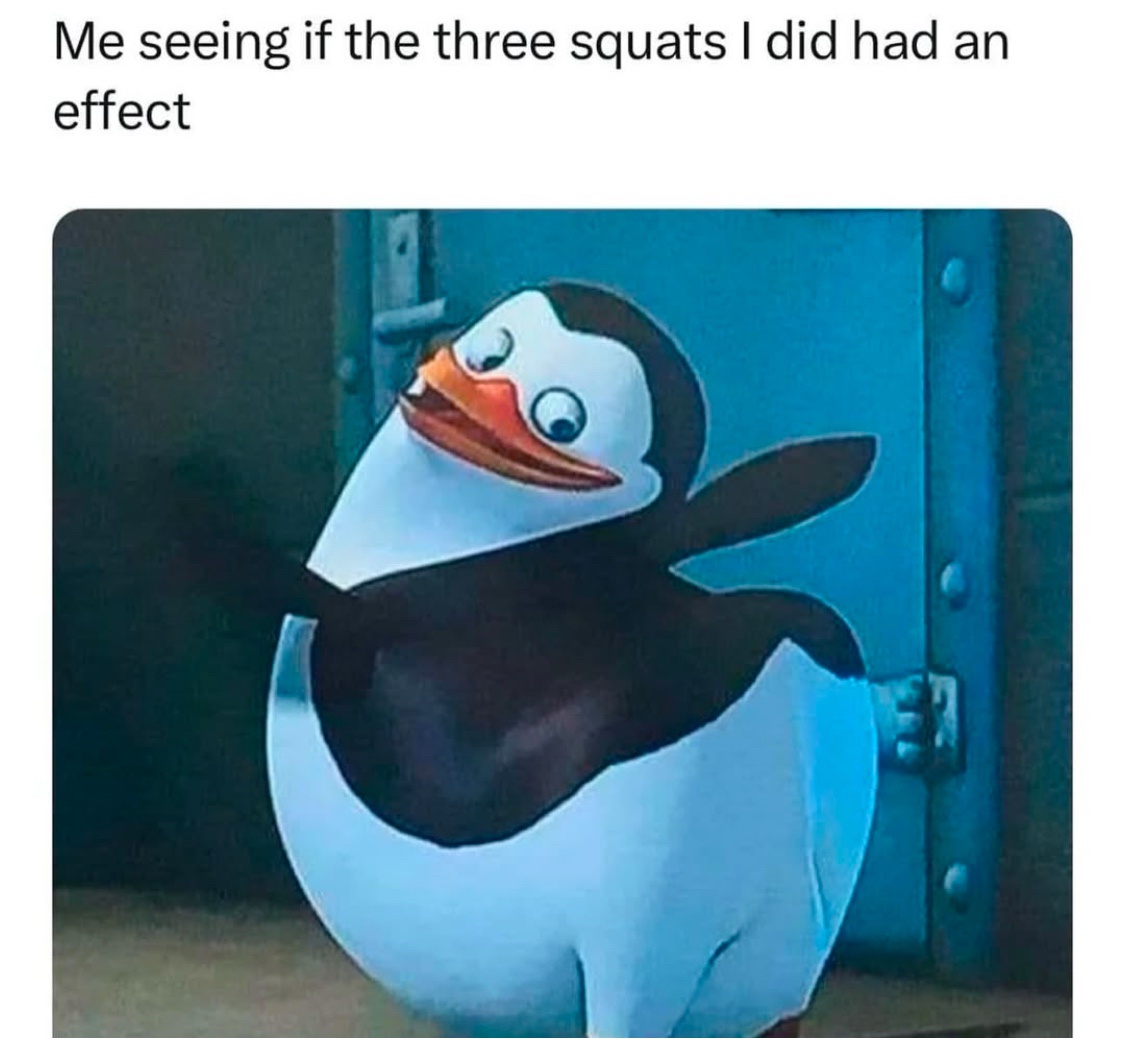 20 Laugh-Out-Loud Memes to Elevate Your Mood Instantly 18 Three squats