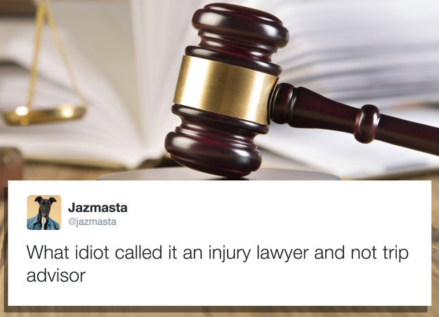 What idiot called then lawyer