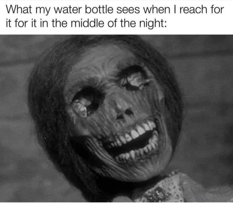 30 Tuesday Memes To Make Your Way Out Of Tuesday Snoozeday 29 What my watre bottle sees