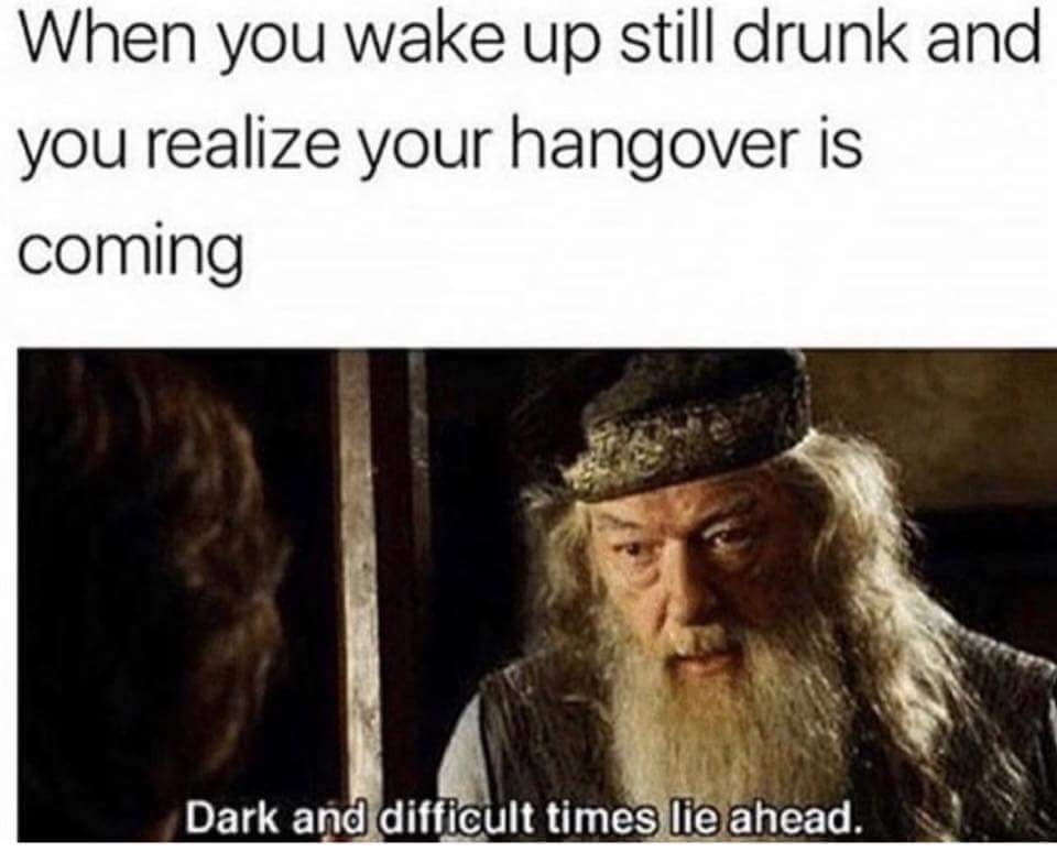 23 Hangover Memes That Very Well Captures The Pain Of Being In A Hungover 16 When you wake up - Hangover Memes