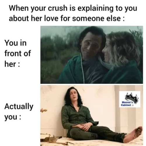 25 Crush Memes That Sum Up the Awkwardness of Secret Admirations 22 When your crush is explaining to you - Crush Memes