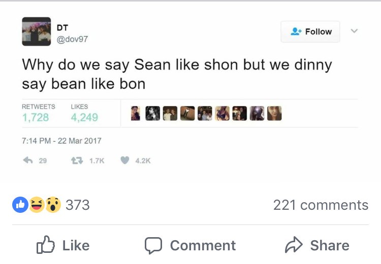 35 Times Scottish Twitter Had Us Wheezing Like Bagpipes on Laughing Gas 28 Why do we say sean - Copy - Scottish Twitter