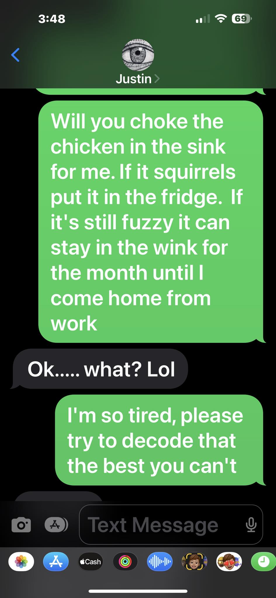 23 Autocorrect Fails That Turned Innocent Texts Into Comedy Gold 16 Will you choke the chicken - Autocorrect Fails