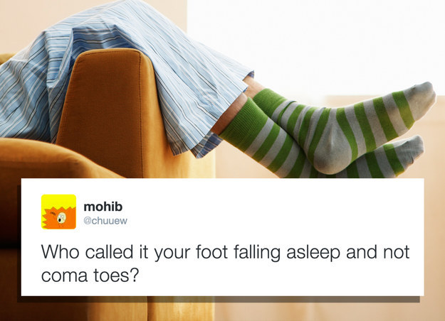 foot falling asleep