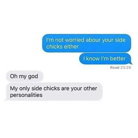 40 Relationship Memes That Captures The Chaos Of Being In A Relationship 37 Side chicks