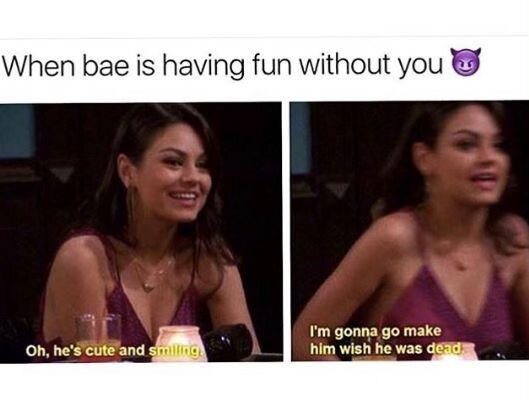 40 Relationship Memes That Captures The Chaos Of Being In A Relationship 36 Bae is having fun