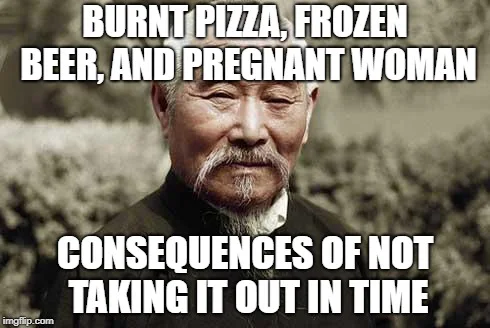21 Wise Man Memes That Prove Wisdom Comes with a Side of Humor 5 Burnt pizza - Wise Man Memes