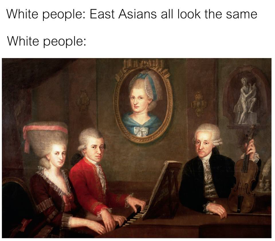 45 Classical Art Memes That Will Make You Appreciate Fine Art 27 East asians all look same - classical art memes