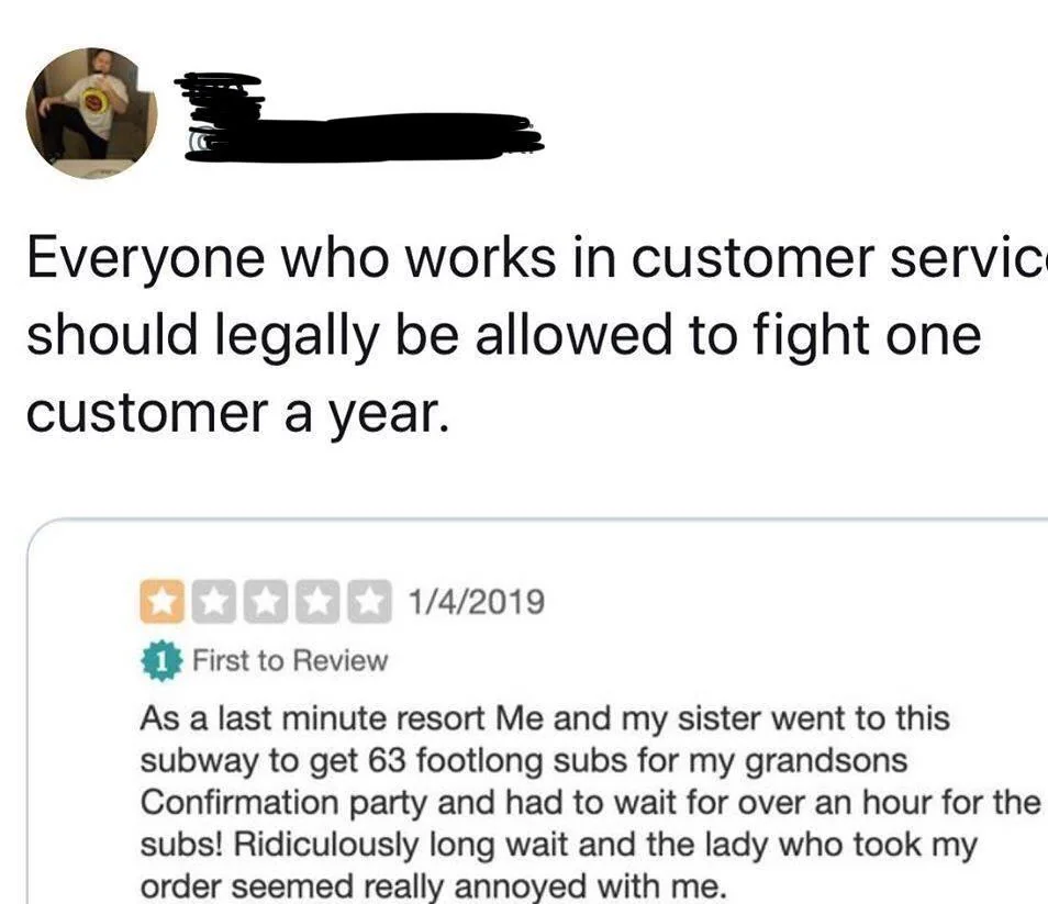 21 Screenshots of the Most Ridiculous Complaints Ever 5 Everyone who works in customer service
