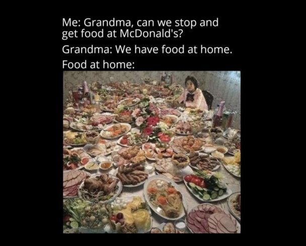Grandma Cooking Memes FG