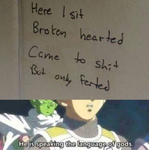 Here I sit - Poetry Memes