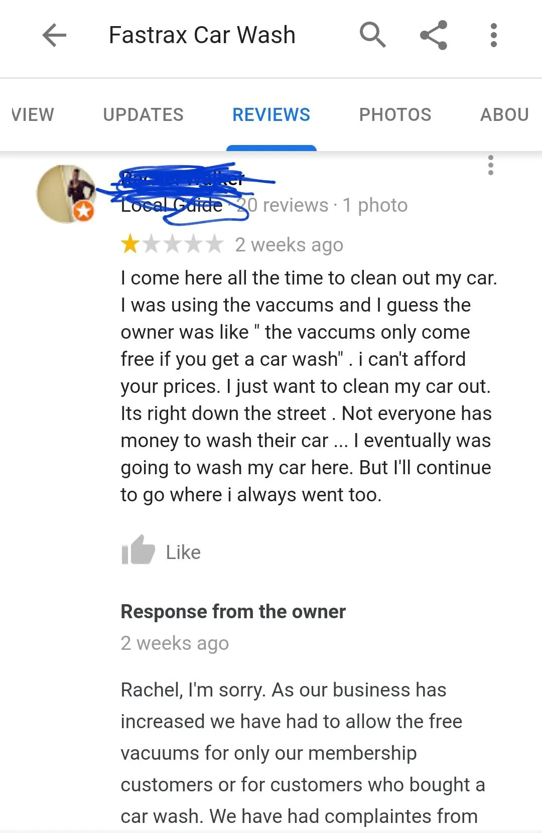 21 Screenshots of the Most Ridiculous Complaints Ever 8 I come here all the time
