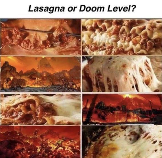 20 Memes That Will Make You Smile If You're Having A Bad Day 15 Lasagna doom level