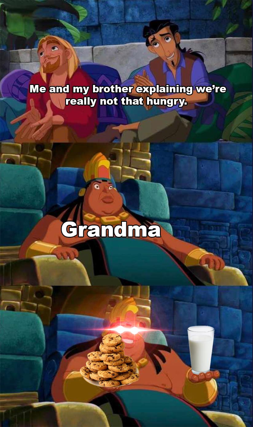 25 Grandma Cooking Memes That Show Grandmothers Are the Original Kitchen Queens 24 Me and my brother