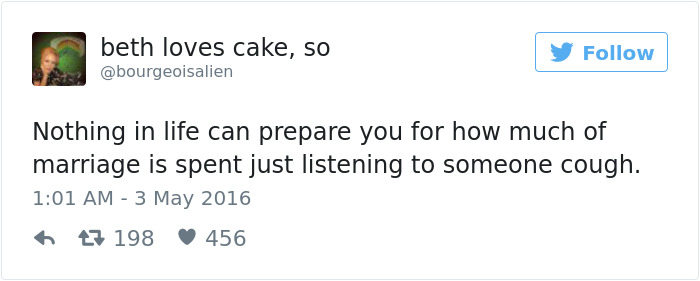 31 Funny Marriage Tweets That Perfectly Sum Up Married Life 26 Nothing in life - Funny Marriage Tweets