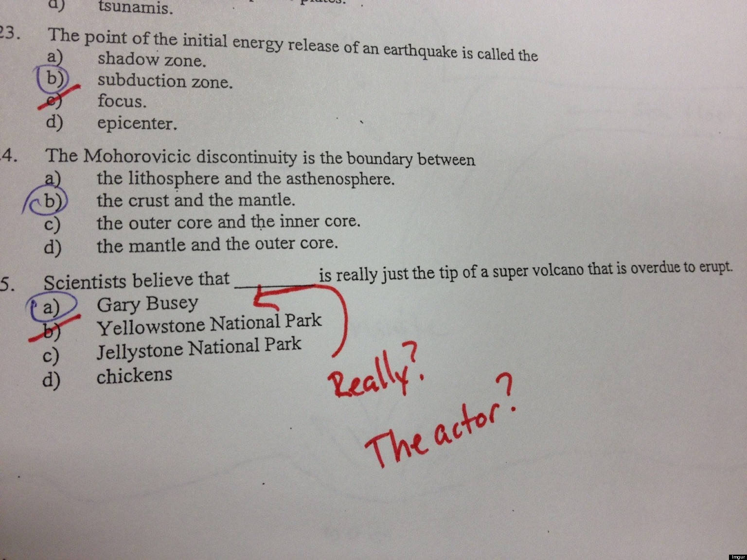 35 Funny Test Answers That Deserve An A+ For Humor 30 Scientsts believe that- funny test answers