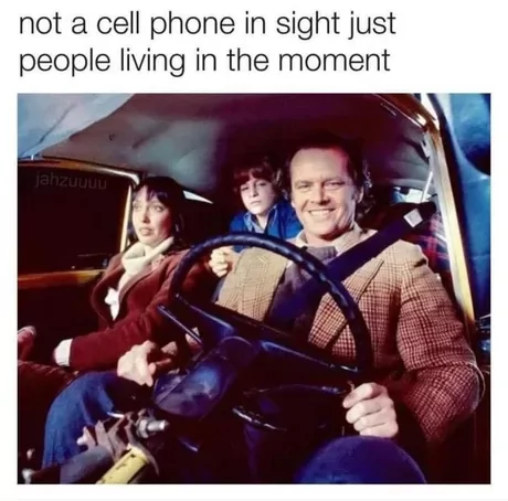 22 'Not A Cell Phone In Sight' Memes: A Comic Tribute to a Time Before Smartphones 21 shining