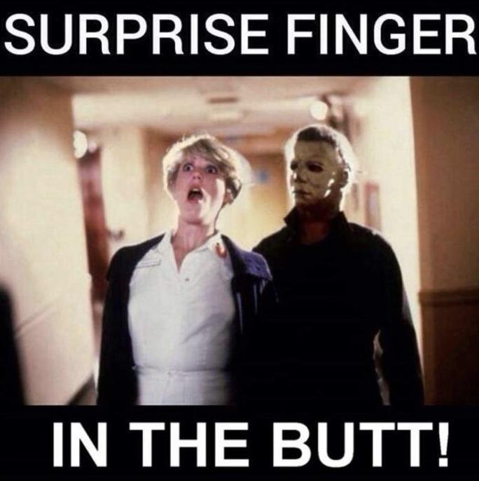 25 Horror Memes That Will Make You Laugh Through Your Fears 18 Surprise finger