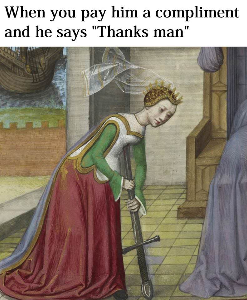 45 Classical Art Memes That Will Make You Appreciate Fine Art 37 When you pay him a compliment - classical art memes