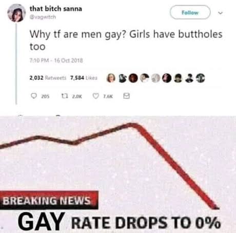 22 Memes for Those Who Appreciate Unapologetic Humor 20 Why are men gay - Unapologetic Humor
