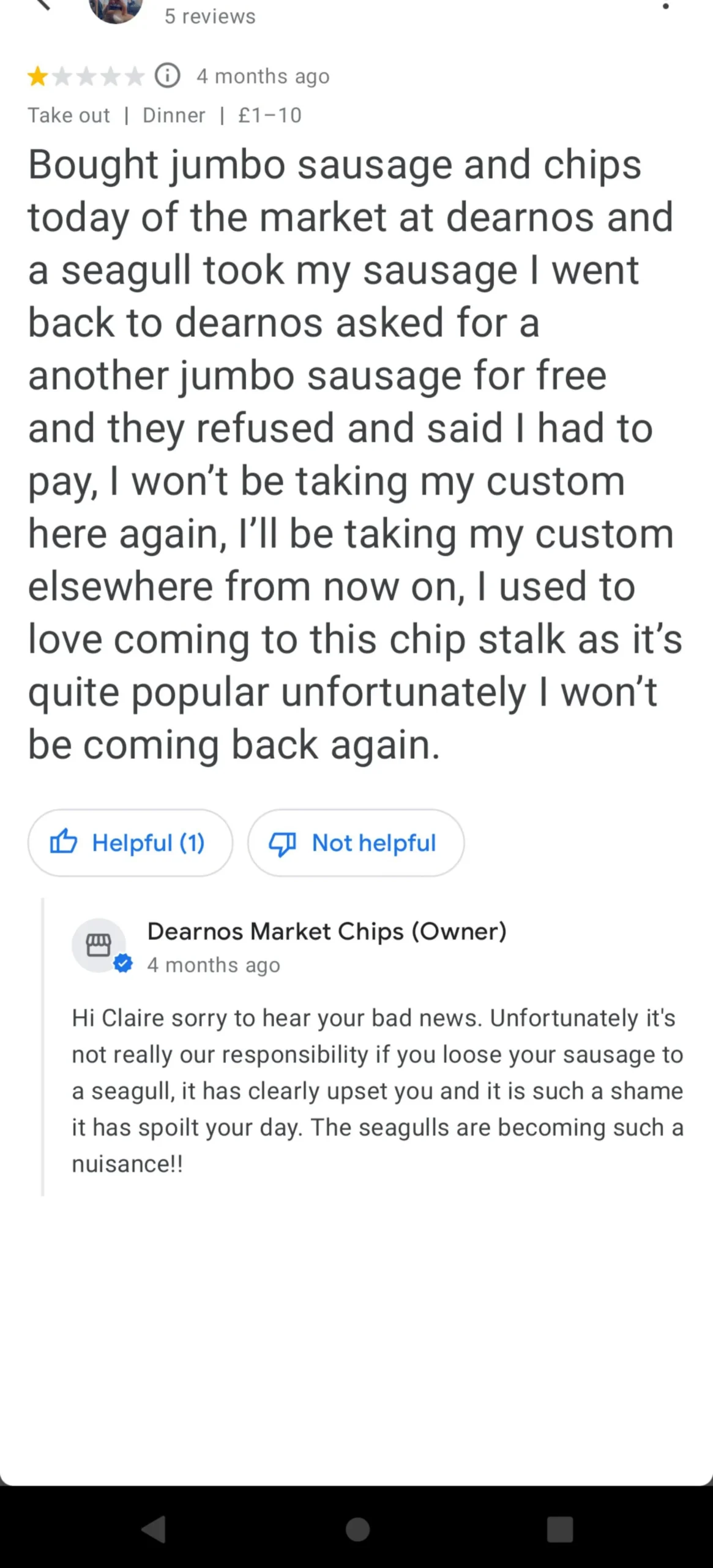 21 Screenshots of the Most Ridiculous Complaints Ever 1 bought a jumbo sausage