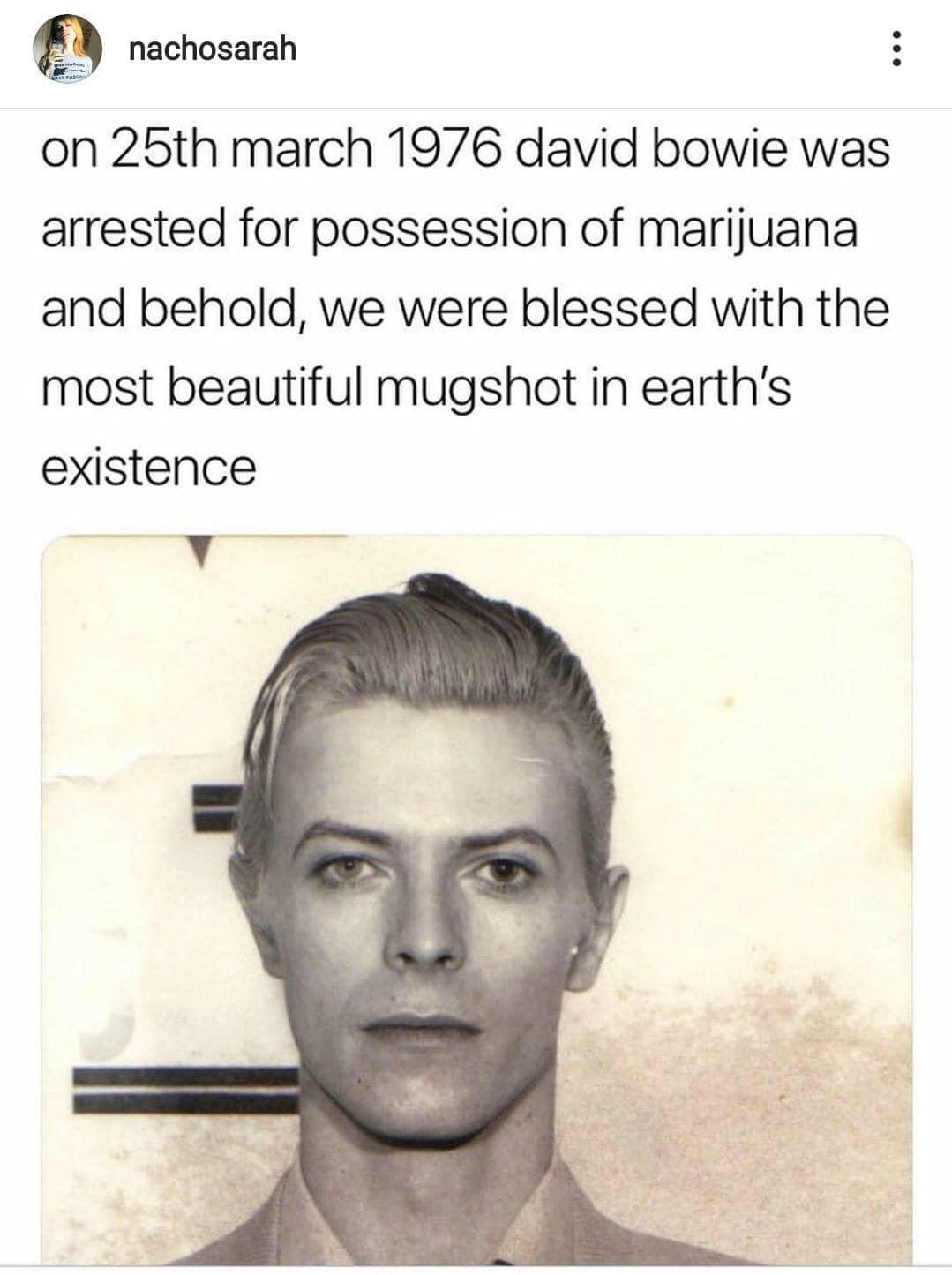 david bowie was arrested