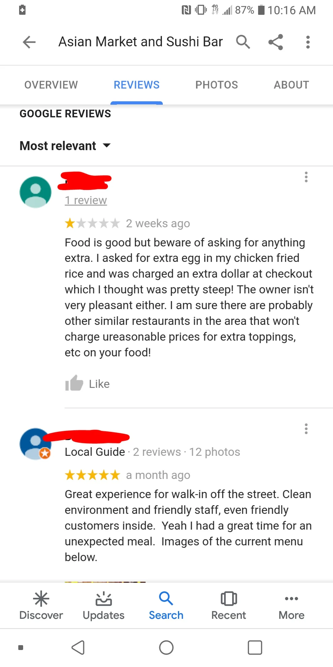 21 Screenshots of the Most Ridiculous Complaints Ever 6 food is good but beaware