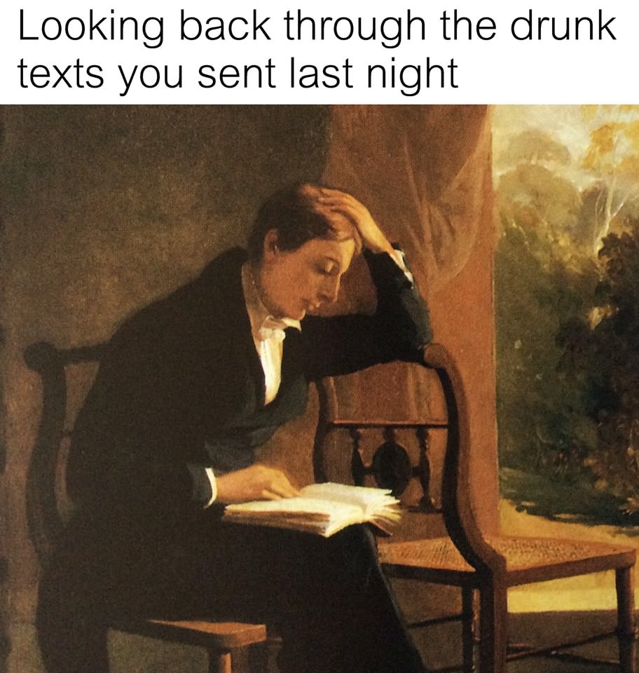 45 Classical Art Memes That Will Make You Appreciate Fine Art 41 looking back thru
