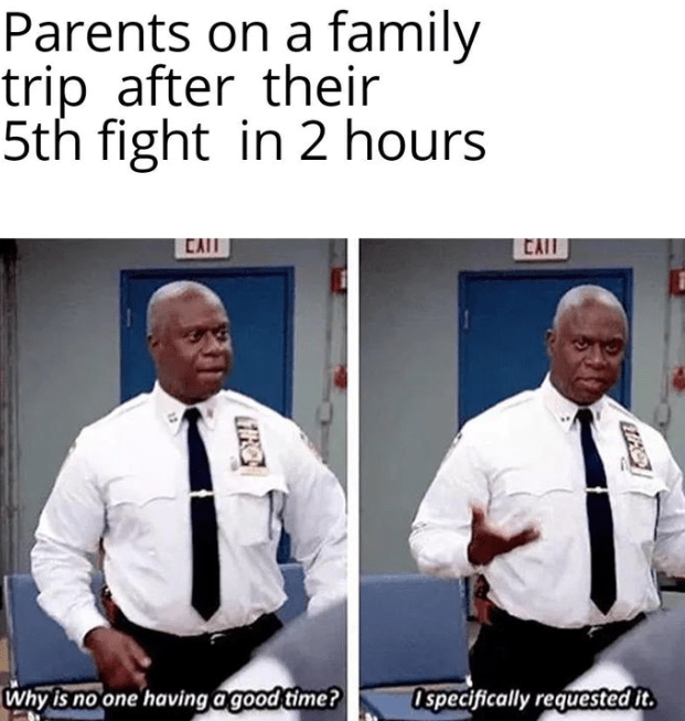 25 Family Memes That Hit Close to Home 12 parents on a family trip - family memes