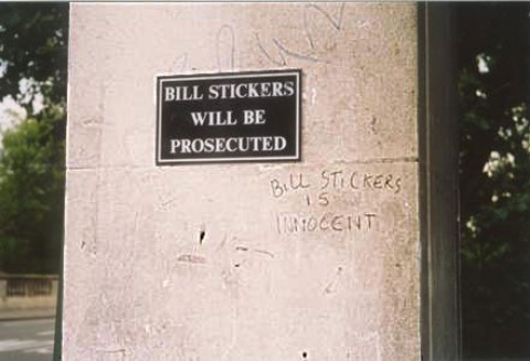 40 Pieces Of Graffiti That Prove World Is Your Canvas 26 Bill stickers